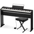 Collage of the components in the Casio PX-S3100 Digital Piano - Black HOME ESSENTIALS BUNDLE
