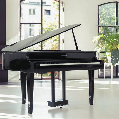 Yamaha Clavinova CLP-765GP Digital Piano - Polished Ebony - Style Shot 3