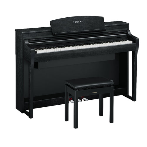 Yamaha Clavinova CSP275B Digital Piano with Bench - Black Walnut, View 2