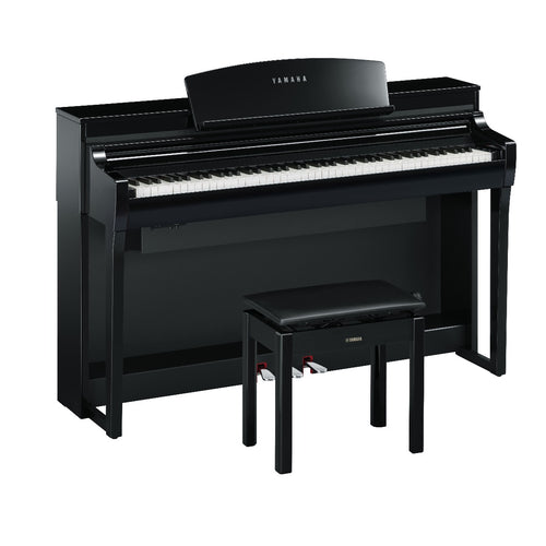 Yamaha Clavinova CSP275PE Digital Piano with Bench - Polished Ebony, View 2
