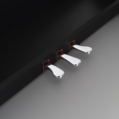 Yamaha Clavinova CVP-905 Digital Piano - Matte Black - Pedals