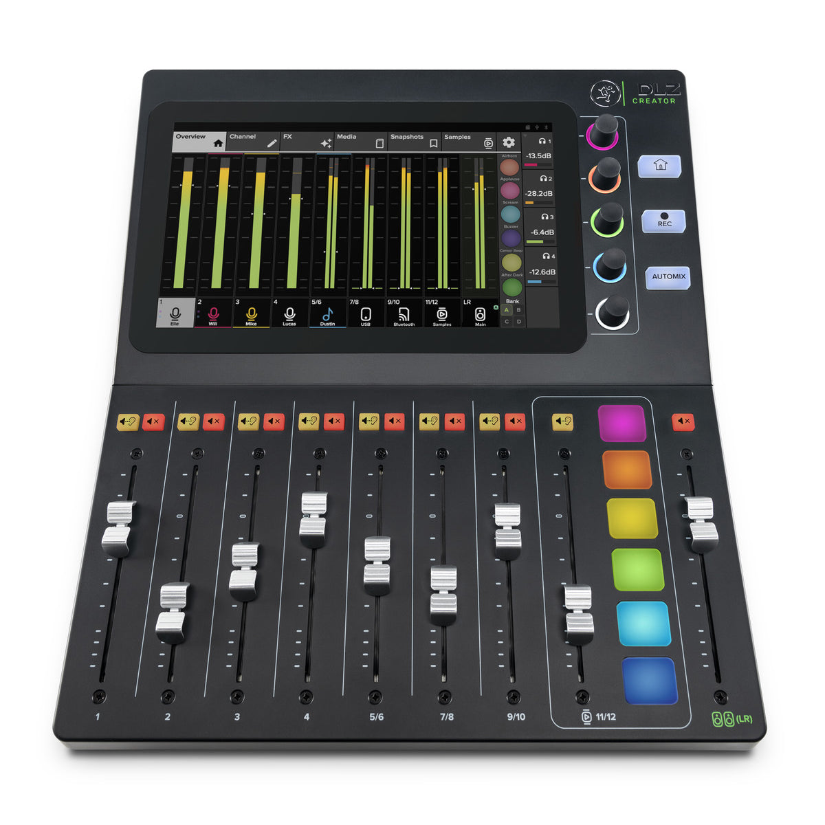 Mackie DLZ Creator Digital Podcasting/Streaming Mixer, View 1