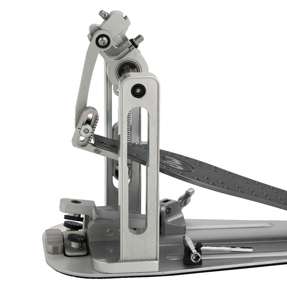 DW MFG Series Machined Direct Drive Double Pedal w/ Bag, Gray Edition – Kraft Music