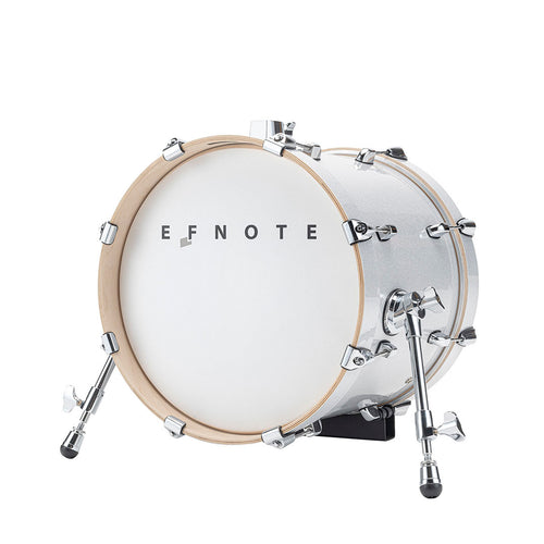 EFNOTE EFDK1612WS 16x12 Kick Drum - White Sparkle, View 1