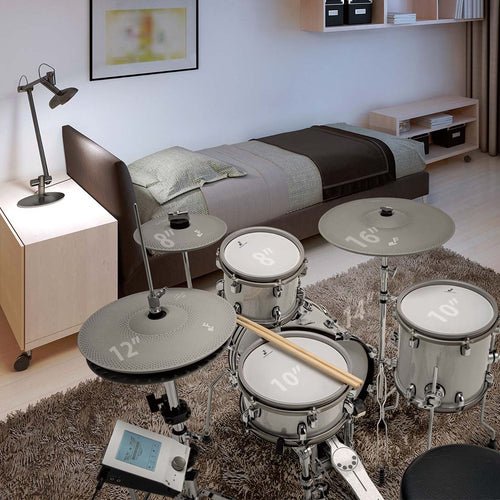 EFNOTE MINI Electronic Drum Set - White Sparkle, View 5