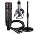 Collage of everything included with the Electro-Voice RE320 Variable D dynamic cardioid mic AUDIO ESSENTIALS