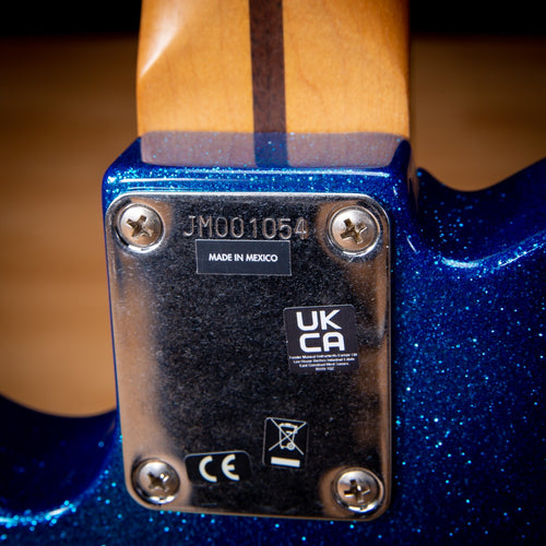 Fender J Mascis Telecaster - Maple, Bottle Rocket Blue Flake view 16