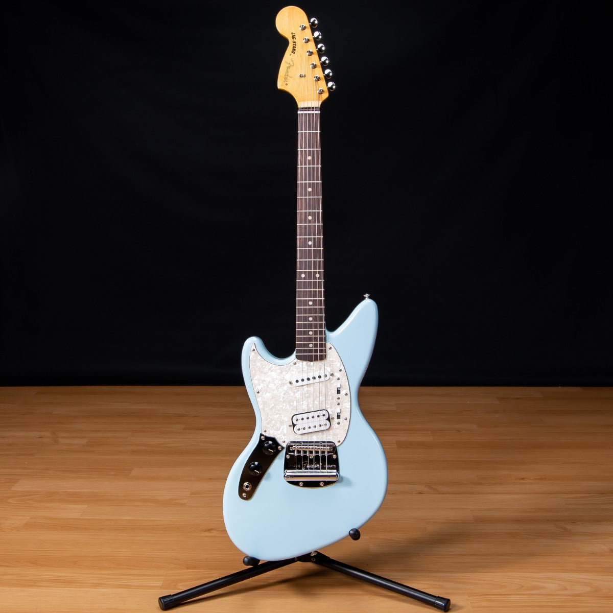 Fender Kurt Cobain Jag-Stang Left-Hand - Rosewood, Sonic Blue SN MX21548899