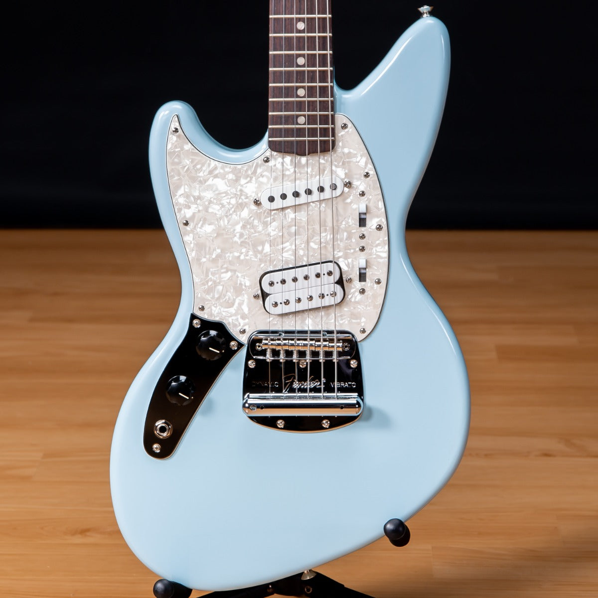 Fender Kurt Cobain Jag-Stang Left-Hand - Rosewood, Sonic Blue view 1