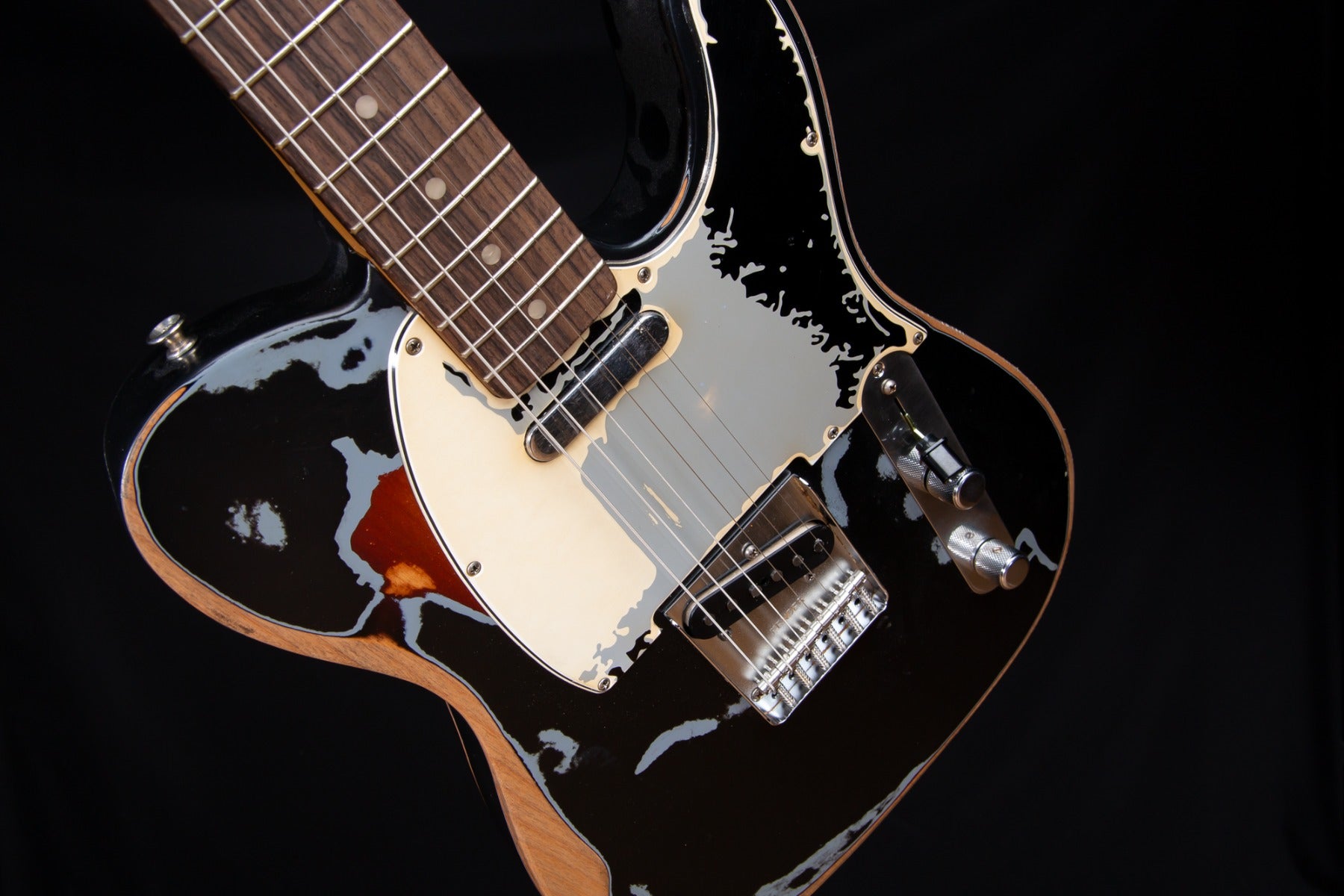 Fender Joe Strummer Telecaster - Road Worn Black view 5