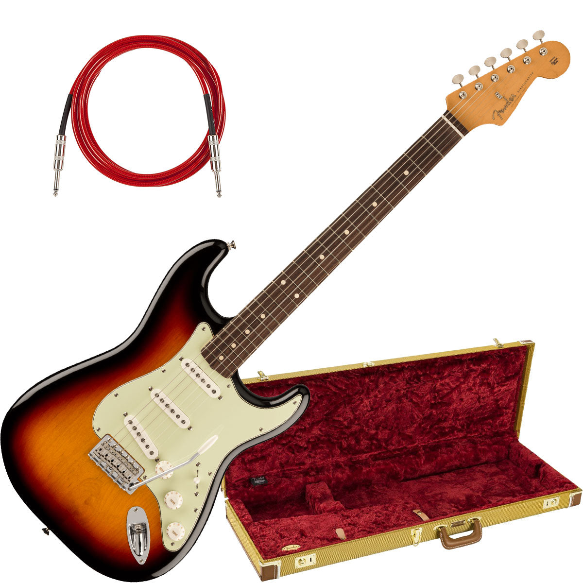Fender Vintera II 60s Stratocaster - 3 Color Sunburst W/ HARDCASE