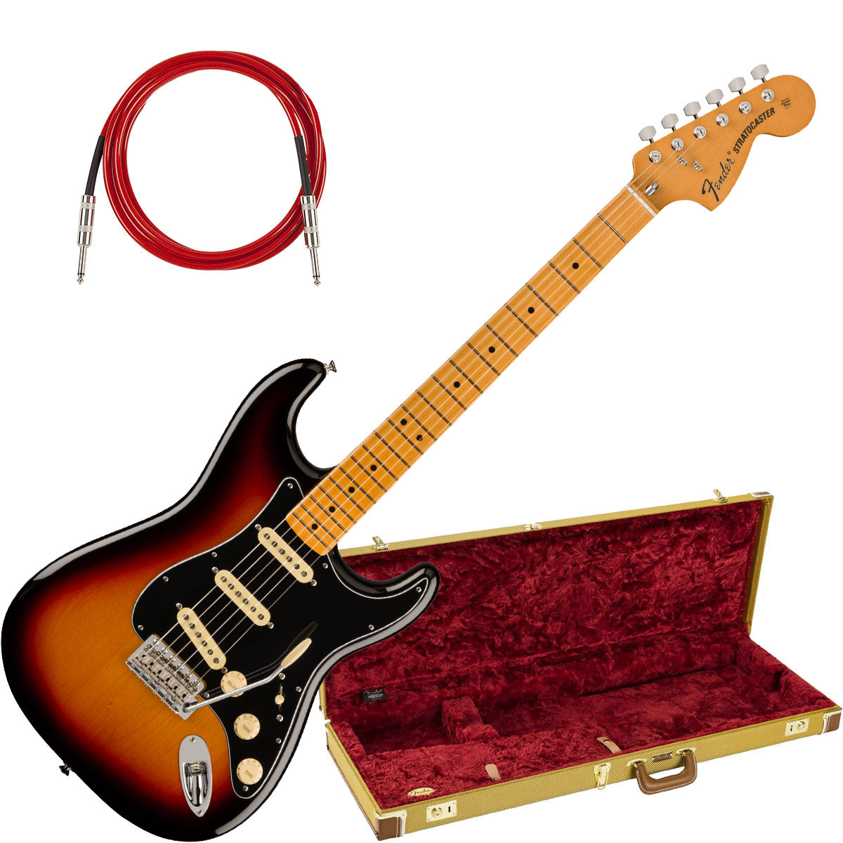Fender Vintera II 70s Stratocaster - 3 Color Sunburst W/ HARDCASE