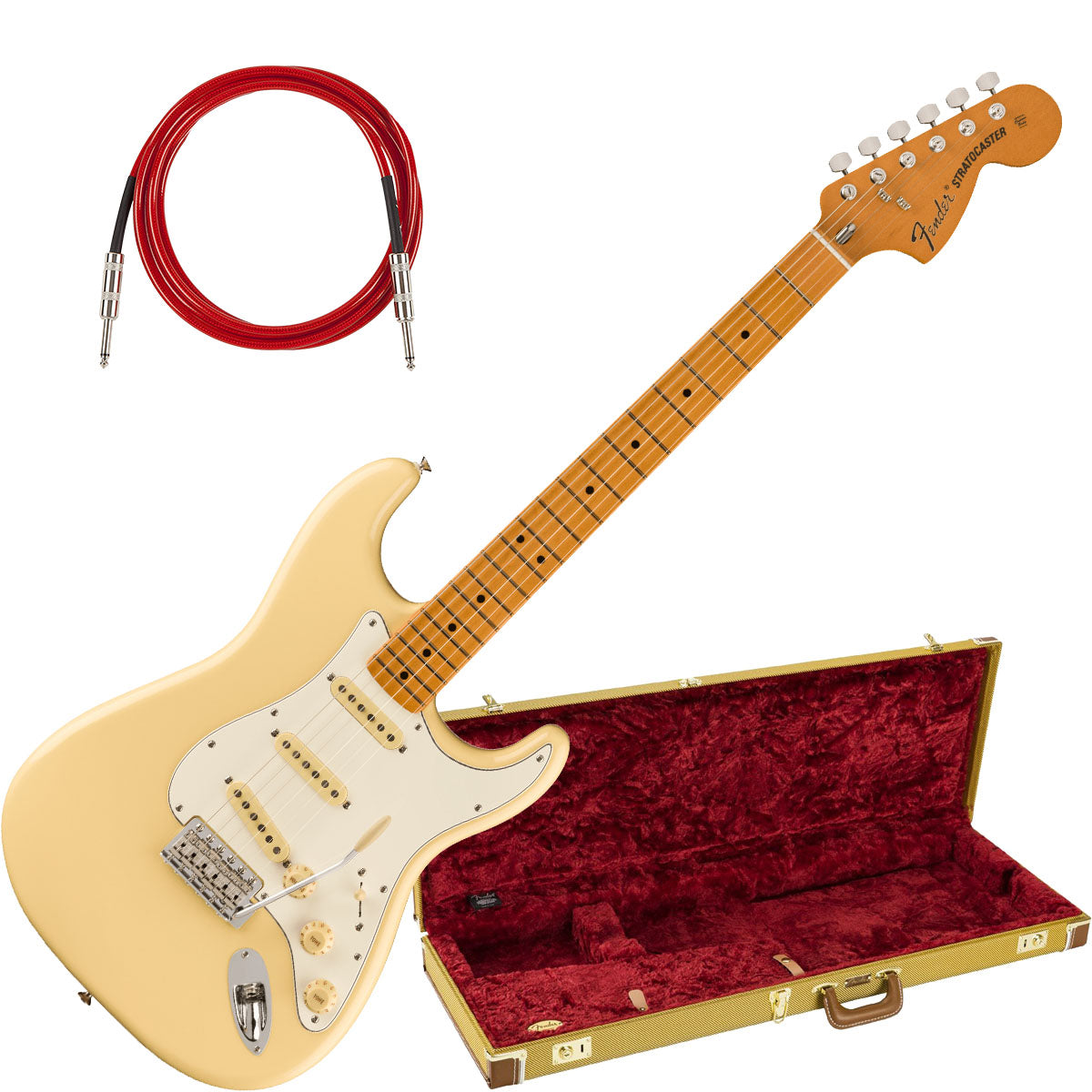 Fender Vintera II 70s Stratocaster - Vintage White W/ HARDCASE