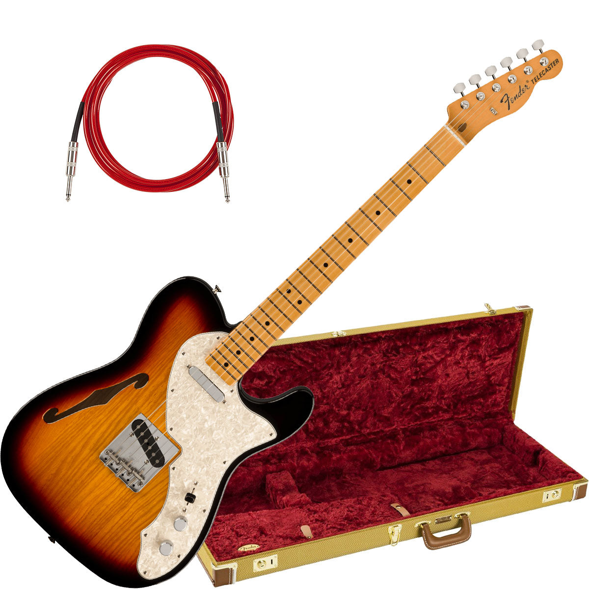 Fender Vintera II 60s Telecaster Thinline - 3 Color Sunburst W