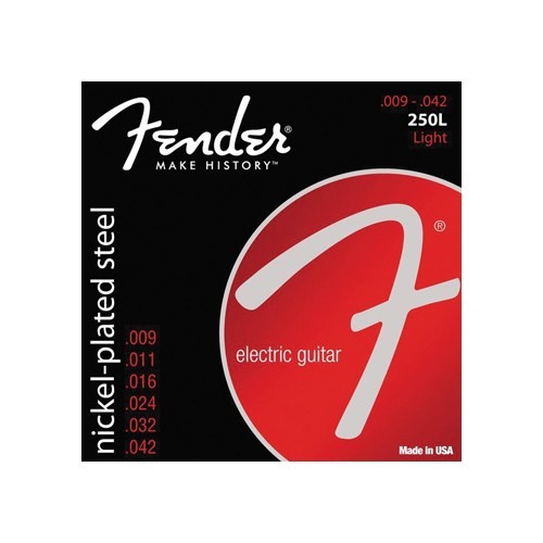 Fender 250L Nickel-Plated Steel Electric Guitar Strings