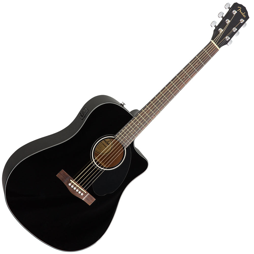 Fender CD-60SCE Ac-El Guitar - Black