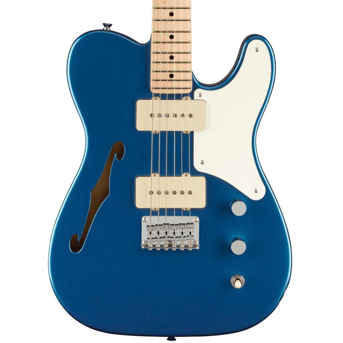 Squier Paranormal Cabronita Telecaster Thinline - Maple, Lake Placid Blue