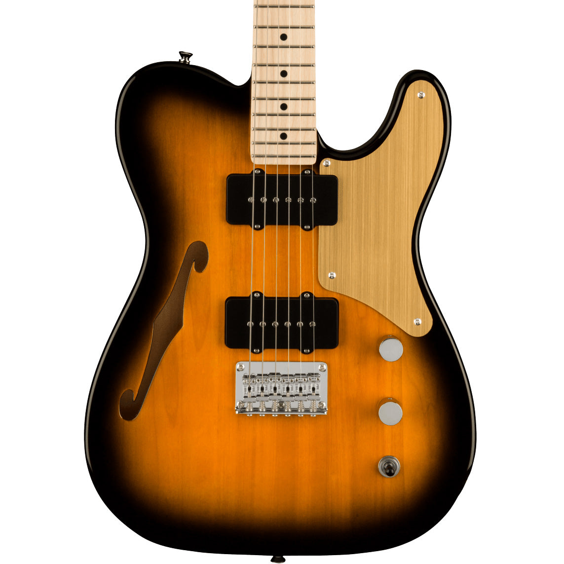 Squier Paranormal Cabronita Telecaster Thinline - Maple, 2-Color Sunburst