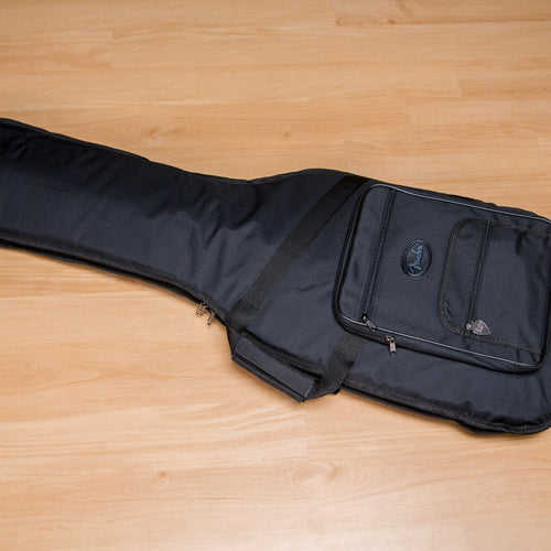 Included guitar bag for the Fender J Mascis Telecaster - Maple, Bottle Rocket Blue Flake view 3