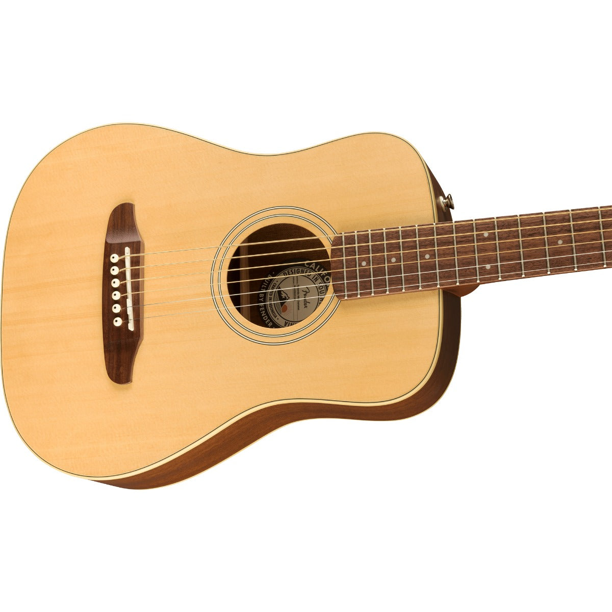 Fender Redondo Mini Acoustic Guitar with Bag - Natural