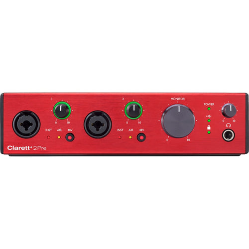Focusrite Clarett+ 2Pre USB Audio Interface View 1