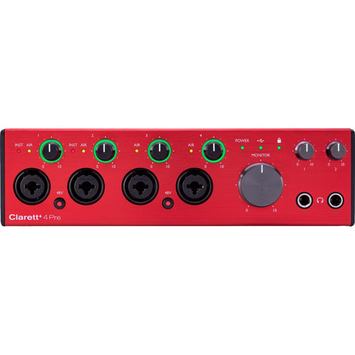 Focusrite Clarett+ 4Pre USB Audio Interface View 1