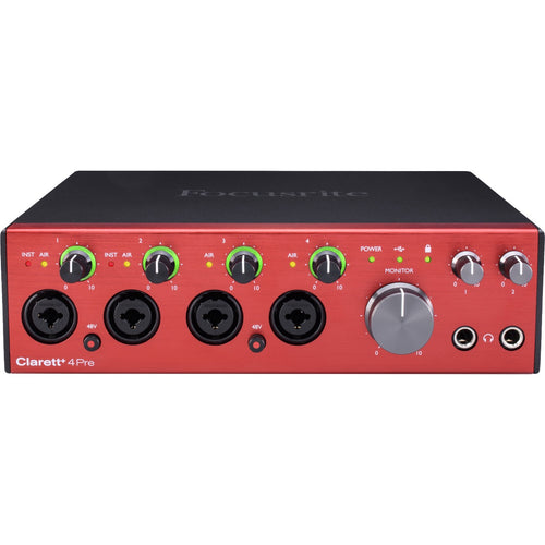 Focusrite Clarett+ 4Pre USB Audio Interface View 4