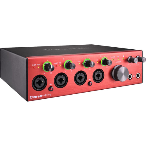 Focusrite Clarett+ 4Pre USB Audio Interface View 3
