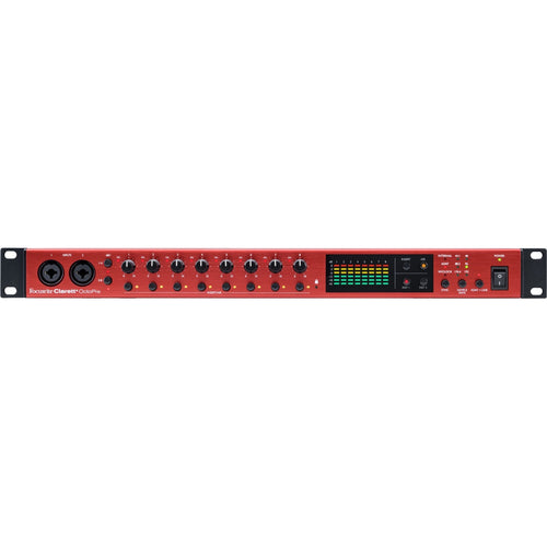 Focusrite Clarett+ OctoPre 8-Channel Mic Preamp View 1