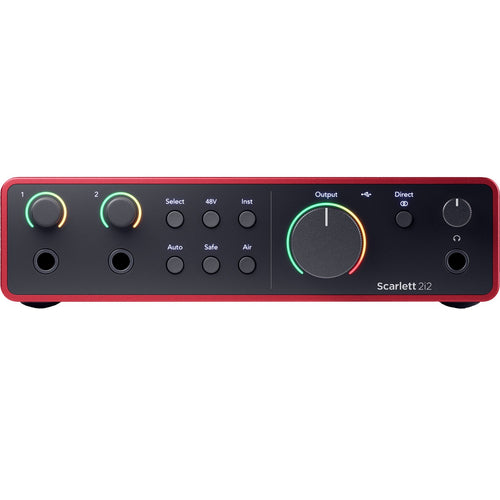 Focusrite Scarlett 2i2 (4th Gen) USB Audio Interface View 1
