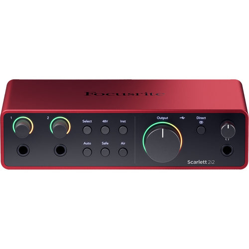 Focusrite Scarlett 2i2 (4th Gen) USB Audio Interface View 3