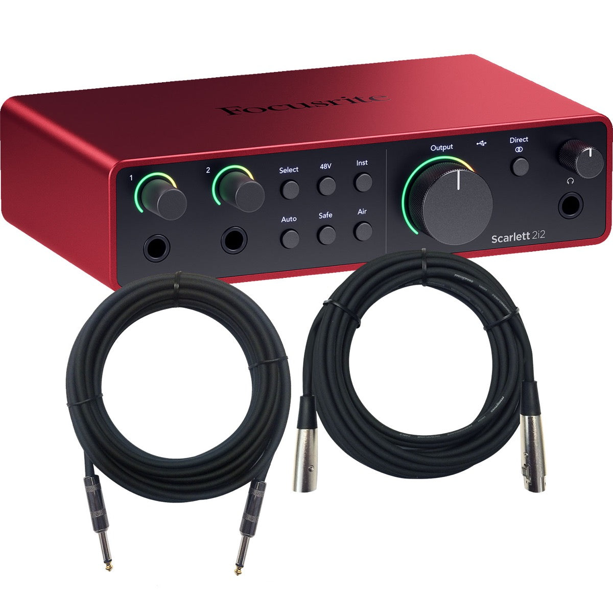 Focusrite Scarlett 2i2 (4th Gen) USB Audio Interface CABLE KIT