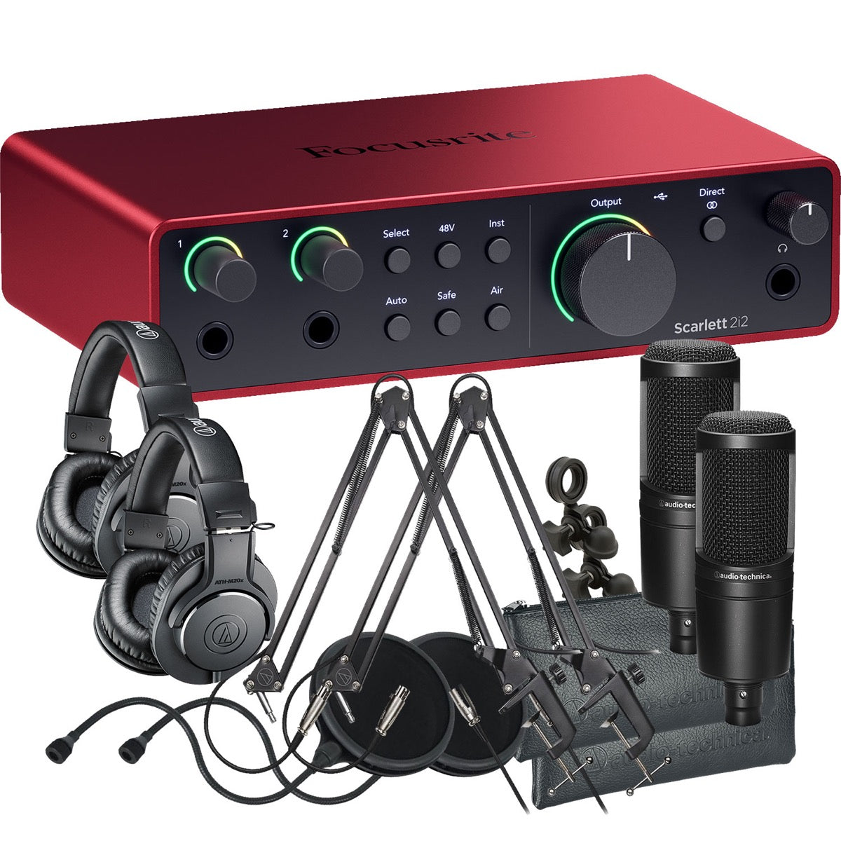 Focusrite Scarlett 2i2 (4th Gen) USB Audio Interface PODCASTING DUO PA –  Kraft Music