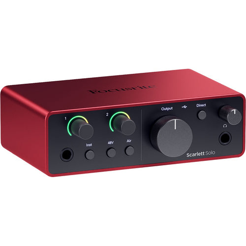 Focusrite Scarlett Solo (4th Gen) USB Audio Interface View 4