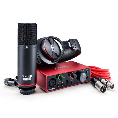 Focusrite Scarlett Solo Studio (3rd Gen) Recording Package