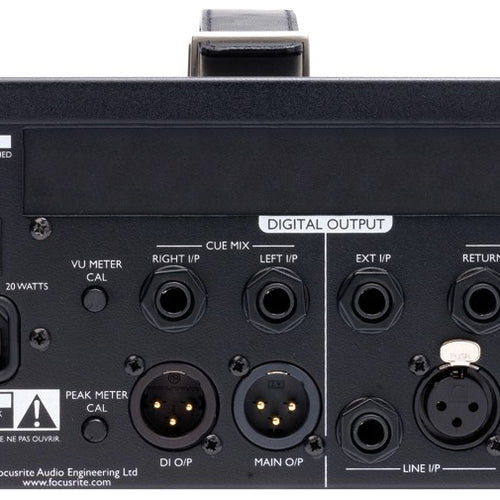 focusrite isa one single channel mic pre amp rear zoom