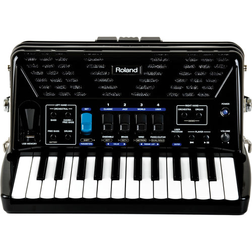 Roland FR-1x V-Accordion Lite Dale Mathis Edition - Black, View 3