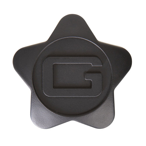 Image of the tension grip on the hinge of the Gator Frameworks Deluxe Desktop Mic Boom Stand