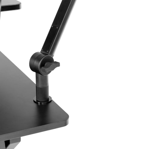 Image of the desk's adjustable hinge