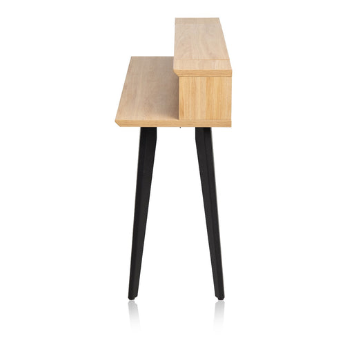 Side profile image of of the Gator Frameworks Elite Series Keyboard Furniture 88 Note - Maple