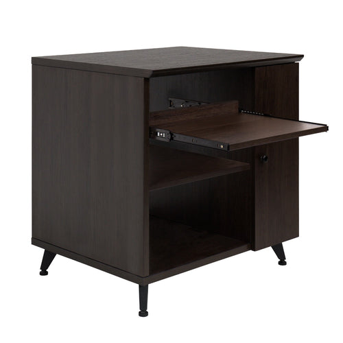 Gator Frameworks Elite Series Sidecar Rack Cabinet w/ Shelf - Brown view 4