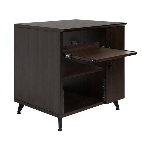 Gator Frameworks Elite Series Sidecar Rack Cabinet w/ Shelf - Brown view 3