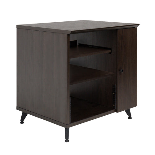Gator Frameworks Elite Series Sidecar Rack Cabinet w/ Shelf - Brown view 1