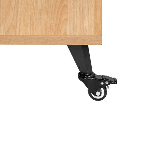 Gator Frameworks Elite Series Sidecar Rack Cabinet w/ Shelf - Maple view 13