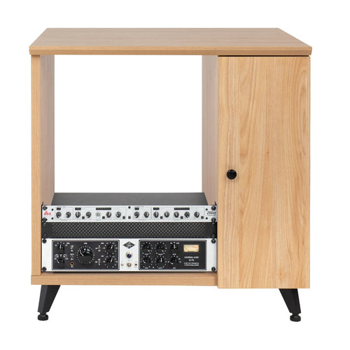 Gator Frameworks Elite Series Sidecar Rack Cabinet w/ Shelf - Maple view 14