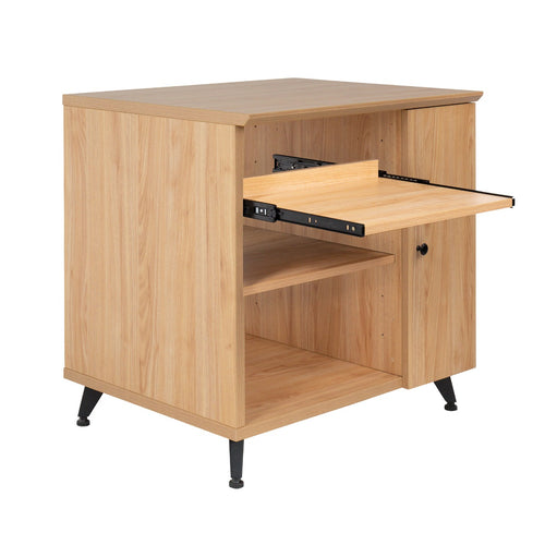 Gator Frameworks Elite Series Sidecar Rack Cabinet w/ Shelf - Maple view 4