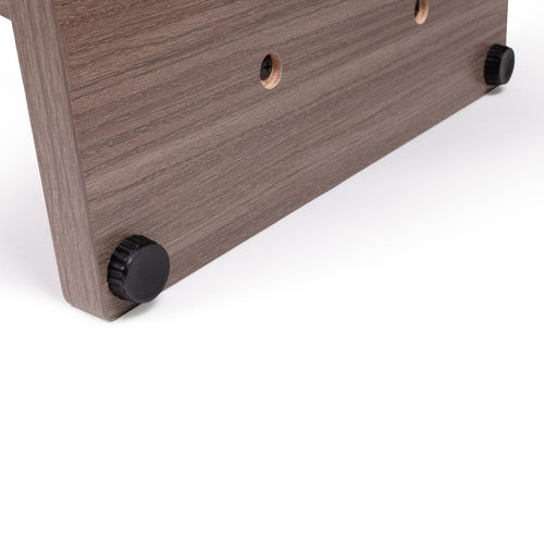 Feet of the Angled perspective of the Gator Frameworks Elite Series Studio Monitor Stand - Grey