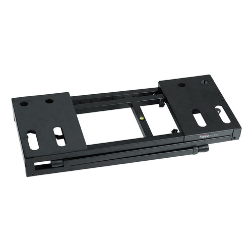 Angled image of the Gator Frameworks Heavy-duty Keyboard Table collapsed