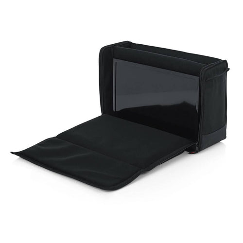Transport Bag on it's back and lid opened completely