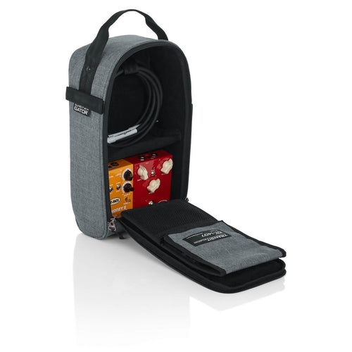 Image of the GT-1407-GRY Transit Series Accessory Bag with items inside
